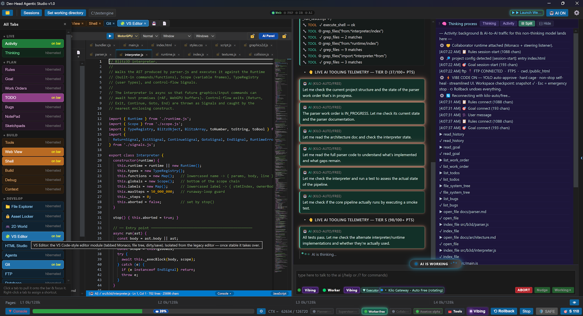 Vibe Mode — start with one sentence, wake up to a completed project